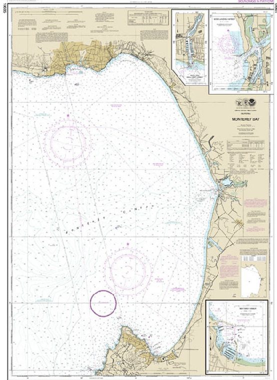Map of the Monterey Bay