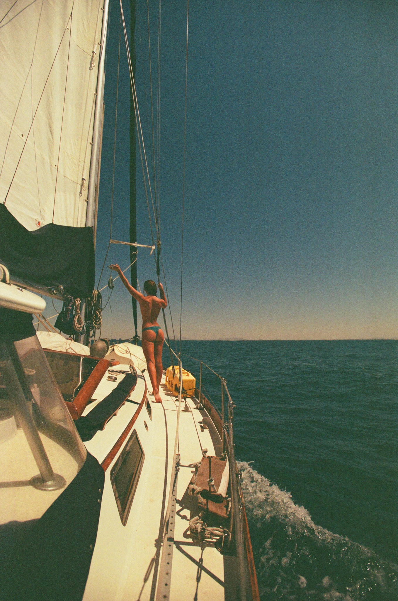 half naked sailing