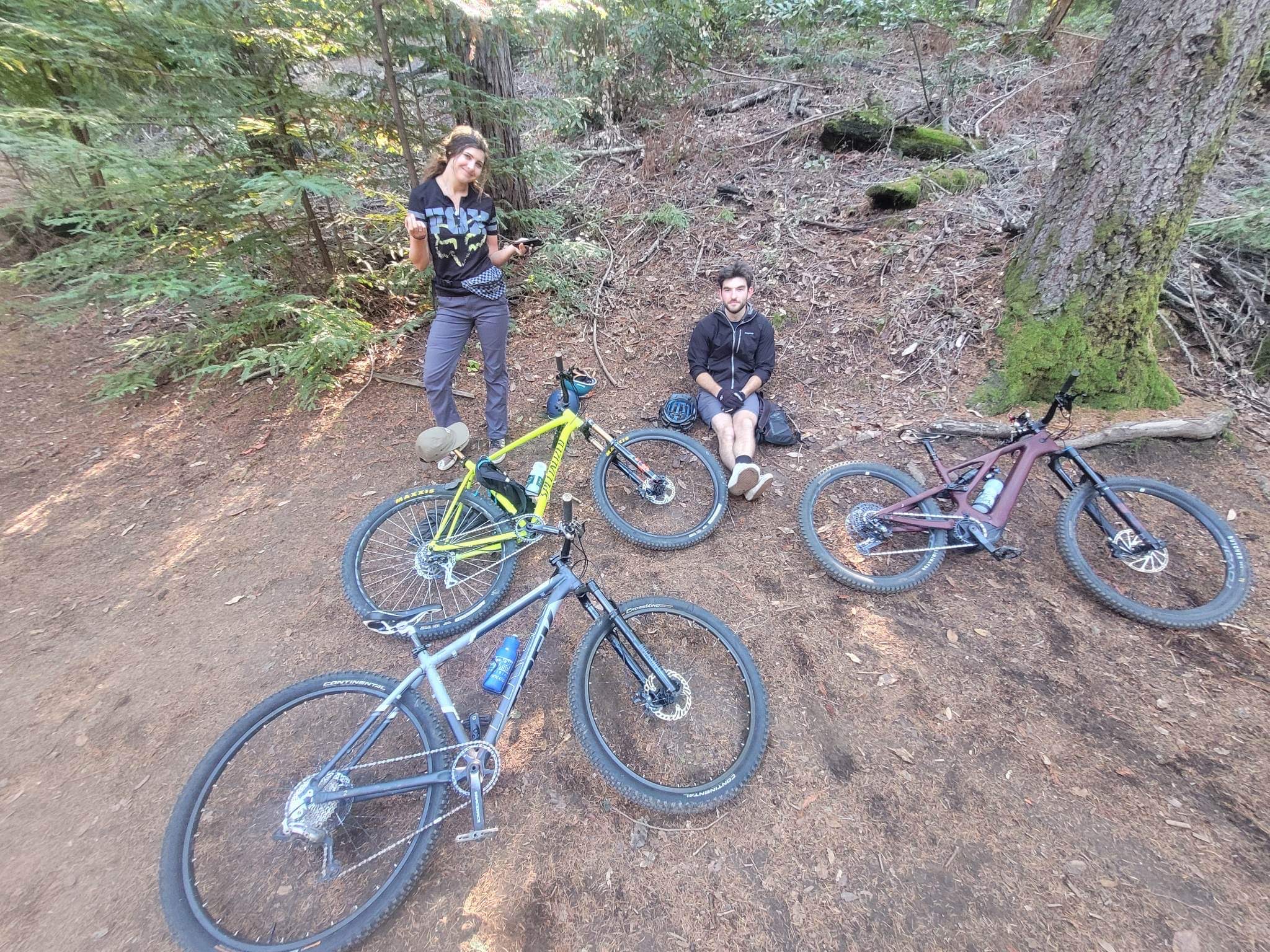 Marissa and Austin Mountain Biking