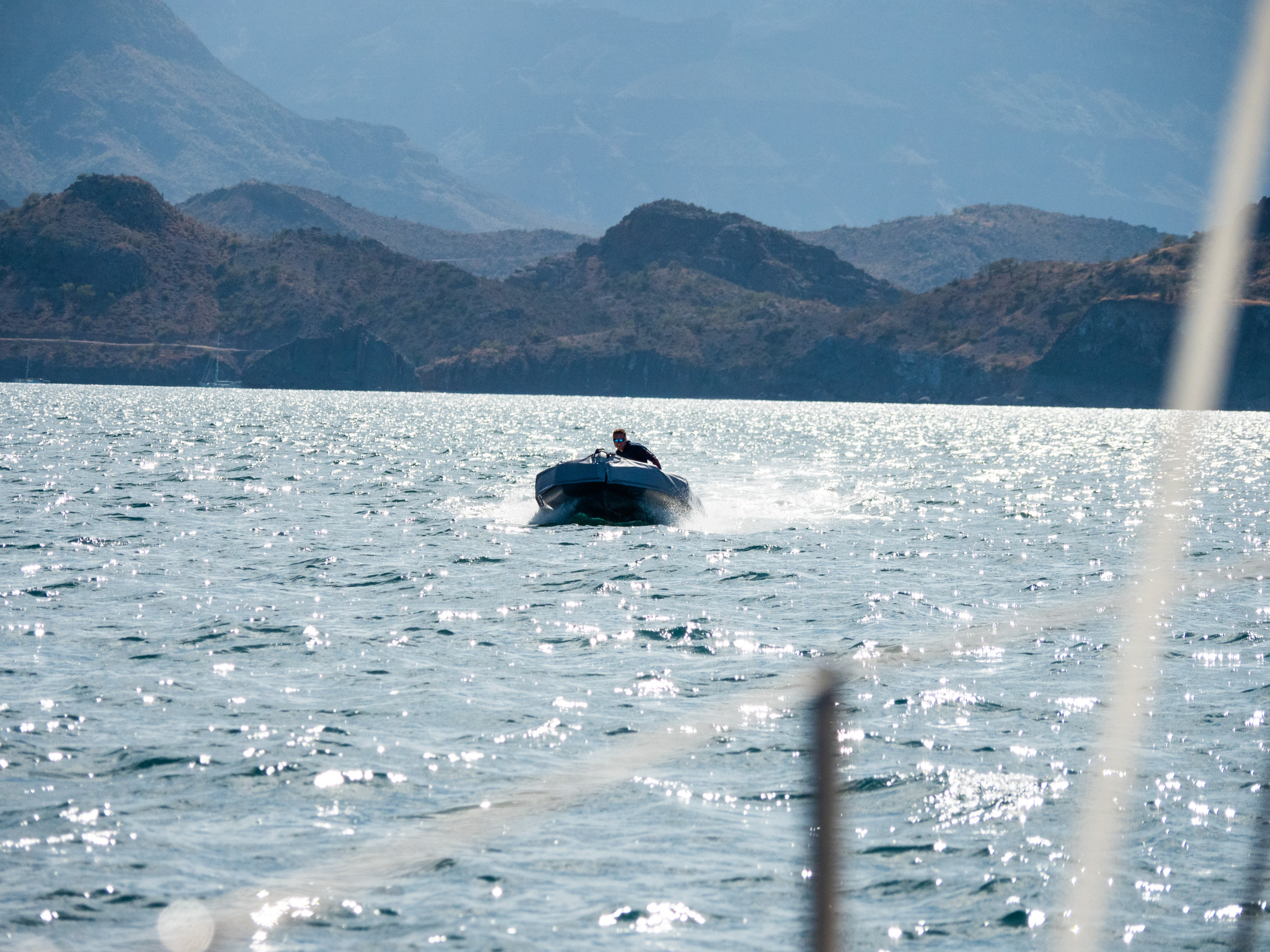 Peter coming out of Agua Verde