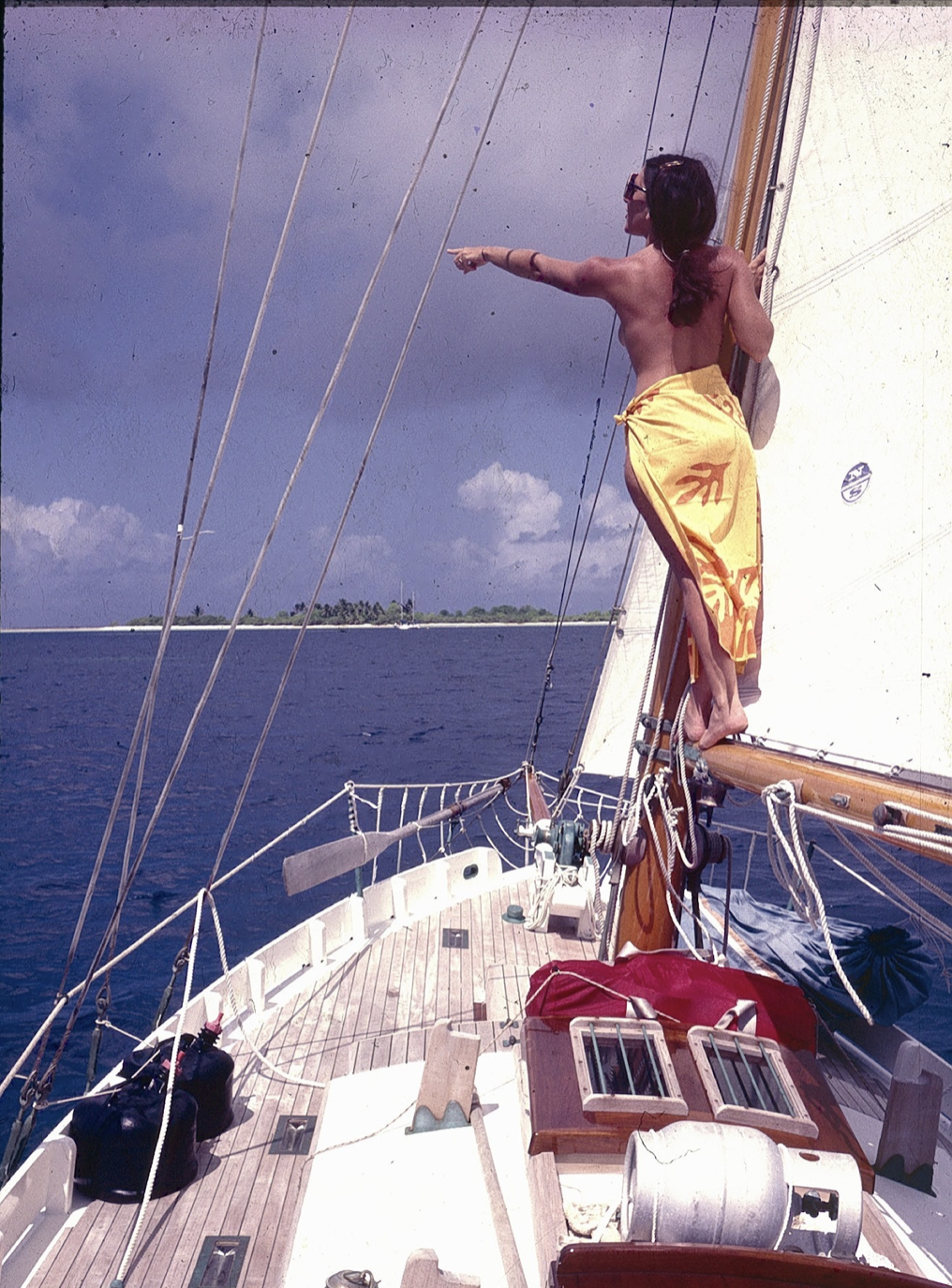 Lin Pardey Sailing Avocet